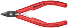 KNIPEX 75 22 125 Elektronik-Seitenschneider 125 mm brüniert mit Kunststoff-Hüllen Produktbild