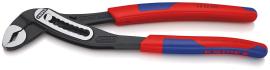 KNIPEX 88 02 250 Alligator® Wasserpumpenzange 250 mm schwarz atramentiert mit schlanken Mehrkomponenten-Hüllen poliert Produktbild