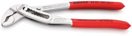 KNIPEX 88 03 180 Alligator® Wasserpumpenzange 180 mm verchromt mit rutschhemmendem Kunststoff überzogen Produktbild