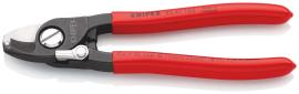 KNIPEX 95 41 165 Kabelschere 165 mm brüniert mit Kunststoff überzogen Produktbild