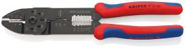 KNIPEX 97 22 240 SB Crimpzange 240 mm schwarz lackiert mit Mehrkomponenten-Hüllen Produktbild