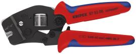 KNIPEX 97 53 08 SB Selbsteinstellende Crimpzange für Aderendhülsen mit Fronteinführung 190 mm brüniert mit Mehrkomponenten-Hüllen Produktbild