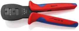 KNIPEX 97 54 25 Crimpzange für Miniaturstecker Parallelcrimp für Stecker der Serie Micro-Fit™ von Molex LLC 190 mm brüniert mit Mehrkomponenten-Hüllen Produktbild
