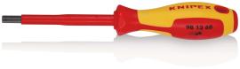 KNIPEX 98 13 60 Schraubendreher für Innensechskantschrauben 212 mm brüniert isoliert mit Mehrkomponenten-Hüllen, VDE-geprüft Produktbild