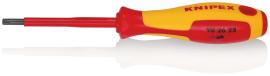 KNIPEX 98 26 25 Schraubendreher für Torx®-Schrauben 185 mm brüniert isolierender Mehrkomponenten-Griff, VDE-geprüft Produktbild