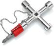KNIPEX 00 11 03 Schaltschrankschlüssel Der Standard Schaltschrankschlüssel 76 mm Produktbild img2 S