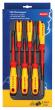 KNIPEX 00 20 12 V05 VDE Schraubendreher-Paket PlusMinus / Schlitz 6-teilig Produktbild img1 S