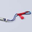 KNIPEX 00 50 13 T BK Adapterschlaufen mit fixiertem Materialkarabiner Zur Werkzeug-Absturzsicherung 186 mm Produktbild img3 S