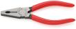 KNIPEX 03 01 140 Kombizange 140 mm schwarz atramentiert mit Kunststoff überzogen poliert Produktbild