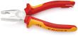 KNIPEX 03 06 180 T Kombizange 180 mm verchromt isoliert mit Mehrkomponenten-Hüllen, VDE-geprüft; mit integrierter isolierter Befestigungsöse zum Anbringen einer Absturzsicherung Produktbild img2 S