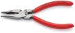 KNIPEX 08 21 145 Spitz-Kombizange 145 mm schwarz atramentiert mit Kunststoff überzogen poliert Produktbild img2 S