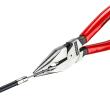 KNIPEX 08 21 185 Spitz-Kombizange 185 mm schwarz atramentiert mit Kunststoff überzogen poliert Produktbild img3 S