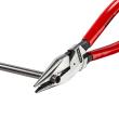 KNIPEX 08 21 185 Spitz-Kombizange 185 mm schwarz atramentiert mit Kunststoff überzogen poliert Produktbild img4 S
