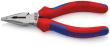 KNIPEX 08 22 145 Spitz-Kombizange 145 mm schwarz atramentiert mit Mehrkomponenten-Hüllen poliert Produktbild img1 S