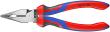 KNIPEX 08 22 185 Spitz-Kombizange 185 mm schwarz atramentiert mit Comfort-Griffen poliert Produktbild img1 S