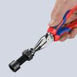 KNIPEX 08 22 185 Spitz-Kombizange 185 mm schwarz atramentiert mit Comfort-Griffen poliert Produktbild img2 S