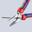 KNIPEX 08 22 185 Spitz-Kombizange 185 mm schwarz atramentiert mit Comfort-Griffen poliert Produktbild img4 S