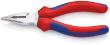KNIPEX 08 25 145 Spitz-Kombizange 145 mm verchromt mit Mehrkomponenten-Hüllen Produktbild img1 S
