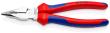 KNIPEX 08 25 185 Spitz-Kombizange 185 mm verchromt mit Mehrkomponenten-Hüllen poliert Produktbild img1 S