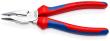 KNIPEX 08 25 185 Spitz-Kombizange 185 mm verchromt mit Mehrkomponenten-Hüllen poliert Produktbild img2 S