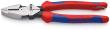 KNIPEX 09 02 240 T Kraft-Kombizange "Lineman's Pliers" mit Befestigungsöse amerikanisches Modell 240 mm schwarz atramentiert mit Mehrkomponenten-Hüllen, mit integrierter Befestigungsöse zum Anbringen einer Absturzsicherung poliert Produktbild
