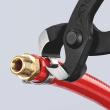 KNIPEX 10 98 I220 Ohrklemmenzange 220 mm schwarz atramentiert mit Kunststoff überzogen poliert Produktbild img6 S