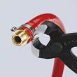 KNIPEX 10 98 I220 Ohrklemmenzange 220 mm schwarz atramentiert mit Kunststoff überzogen poliert Produktbild img7 S