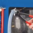 KNIPEX 10 98 I220 Ohrklemmenzange 220 mm schwarz atramentiert mit Kunststoff überzogen poliert Produktbild img3 S