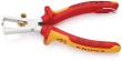 KNIPEX 11 06 160 T Abisolierzange mit Öffnungsfeder, universal 160 mm verchromt isoliert mit Mehrkomponenten-Hüllen, VDE-geprüft; mit integrierter isolierter Befestigungsöse zum Anbringen einer Absturzsicherung Produktbild img2 S