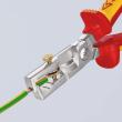 KNIPEX 13 66 180 StriX® Abisolierzangen mit Kabelschere 180 mm verchromt isoliert mit Mehrkomponenten-Hüllen, VDE-geprüft Produktbild img4 S