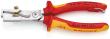 KNIPEX 13 66 180 T StriX® Abisolierzangen mit Kabelschere 180 mm verchromt isoliert mit Mehrkomponenten-Hüllen, VDE-geprüft; mit integrierter isolierter Befestigungsöse zum Anbringen einer Absturzsicherung Produktbild