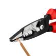 KNIPEX 13 72 200 ME Multifunktions-Elektrikerzange metrisches Modell 200 mm schwarz atramentiert mit Mehrkomponenten-Hüllen poliert Produktbild img5 S