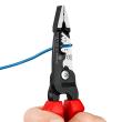 KNIPEX 13 72 200 ME Multifunktions-Elektrikerzange metrisches Modell 200 mm schwarz atramentiert mit Mehrkomponenten-Hüllen poliert Produktbild img7 S