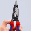 KNIPEX 13 72 8 WireStripper Multifunktions-Elektrikerzangen amerikanisches Modell 200 mm schwarz atramentiert mit Mehrkomponenten-Hüllen poliert Produktbild img11 S