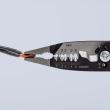 KNIPEX 13 72 8 WireStripper Multifunktions-Elektrikerzangen amerikanisches Modell 200 mm schwarz atramentiert mit Mehrkomponenten-Hüllen poliert Produktbild img12 S