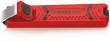 KNIPEX 16 20 16 SB Abmantelungswerkzeug mit Schleppklinge 130 mm schlagfestes Kunststoffgehäuse Produktbild img1 S
