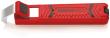 KNIPEX 16 20 16 SB Abmantelungswerkzeug mit Schleppklinge 130 mm schlagfestes Kunststoffgehäuse Produktbild img2 S