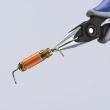 KNIPEX 34 52 130 Präzisions-Elektronik-Greifzange 130 mm brüniert mit Mehrkomponenten-Hüllen poliert Produktbild img3 S