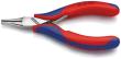KNIPEX 35 12 115 Elektronik-Greifzange mit durchgestecktem Gelenk 115 mm mit Mehrkomponenten-Hüllen spiegelpoliert Produktbild img2 S