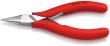 KNIPEX 35 21 115 Elektronik-Greifzange mit durchgestecktem Gelenk 115 mm mit rutschhemmendem Kunststoff überzogen spiegelpoliert Produktbild img1 S