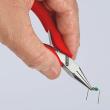 KNIPEX 35 21 115 Elektronik-Greifzange mit durchgestecktem Gelenk 115 mm mit rutschhemmendem Kunststoff überzogen spiegelpoliert Produktbild img3 S