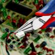 KNIPEX 35 22 115 Elektronik-Greifzange mit durchgestecktem Gelenk 115 mm mit Mehrkomponenten-Hüllen spiegelpoliert Produktbild img4 S
