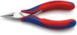 KNIPEX 35 32 115 Elektronik-Greifzange mit durchgestecktem Gelenk 115 mm mit Mehrkomponenten-Hüllen spiegelpoliert Produktbild img1 S