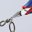 KNIPEX 35 32 115 Elektronik-Greifzange mit durchgestecktem Gelenk 115 mm mit Mehrkomponenten-Hüllen spiegelpoliert Produktbild img5 S