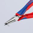 KNIPEX 35 62 145 Elektronik-Greifzange 149 mm spiegelpoliert mit Mehrkomponenten-Hüllen spiegelpoliert Produktbild img4 S
