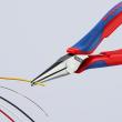 KNIPEX 35 62 145 Elektronik-Greifzange 149 mm spiegelpoliert mit Mehrkomponenten-Hüllen spiegelpoliert Produktbild img6 S