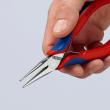 KNIPEX 35 62 145 Elektronik-Greifzange 149 mm spiegelpoliert mit Mehrkomponenten-Hüllen spiegelpoliert Produktbild img8 S