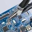 KNIPEX 35 82 145 ESD Elektronik-Greifzange ESD mit durchgestecktem Gelenk 145 mm spiegelpoliert mit Mehrkomponenten-Hüllen spiegelpoliert Produktbild img3 S