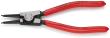 KNIPEX 46 11 G3 Sicherungsringzange für Greifringe auf Wellen 140 mm schwarz atramentiert mit Kunststoff überzogen poliert Produktbild img2 S