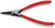 KNIPEX 46 11 G4 Sicherungsringzange für Greifringe auf Wellen 180 mm schwarz atramentiert mit Kunststoff überzogen poliert Produktbild img1 S